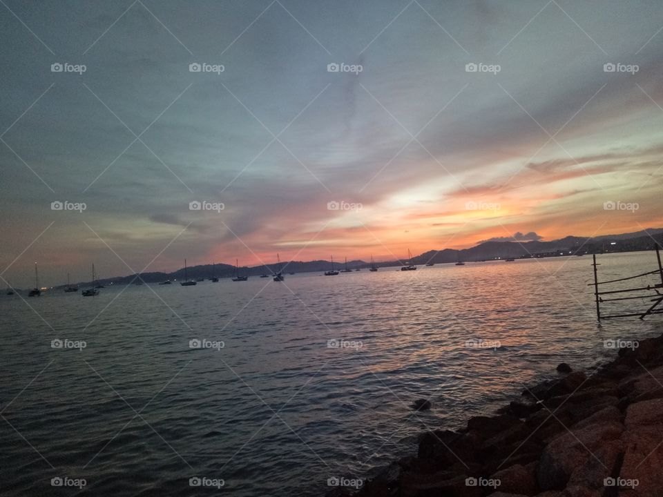 Pulau Langkawi Pantai Cenang Sunset Original Photo