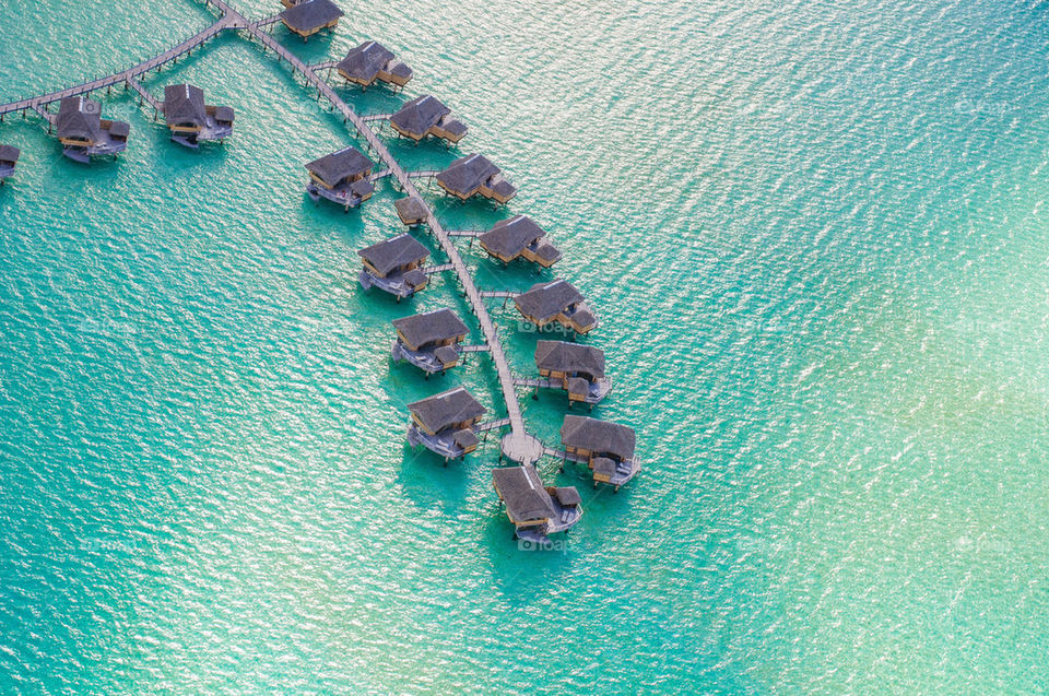 Overwater bungalows