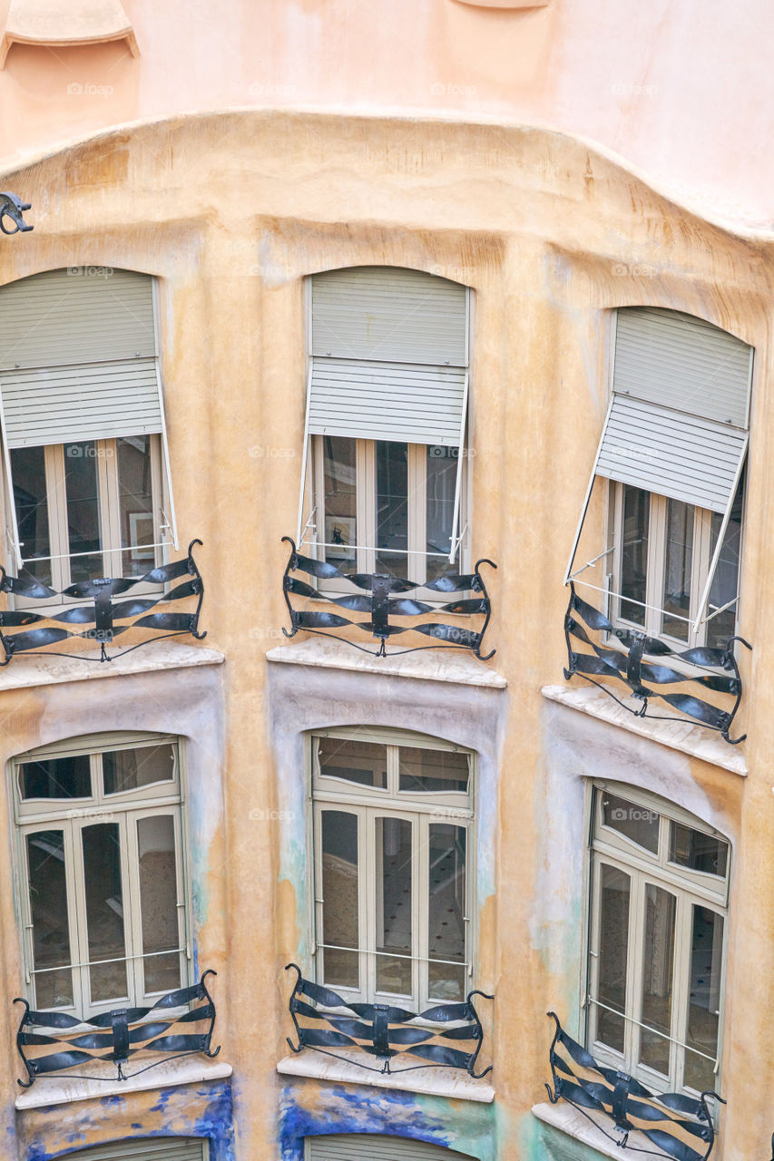 La Pedrera patio