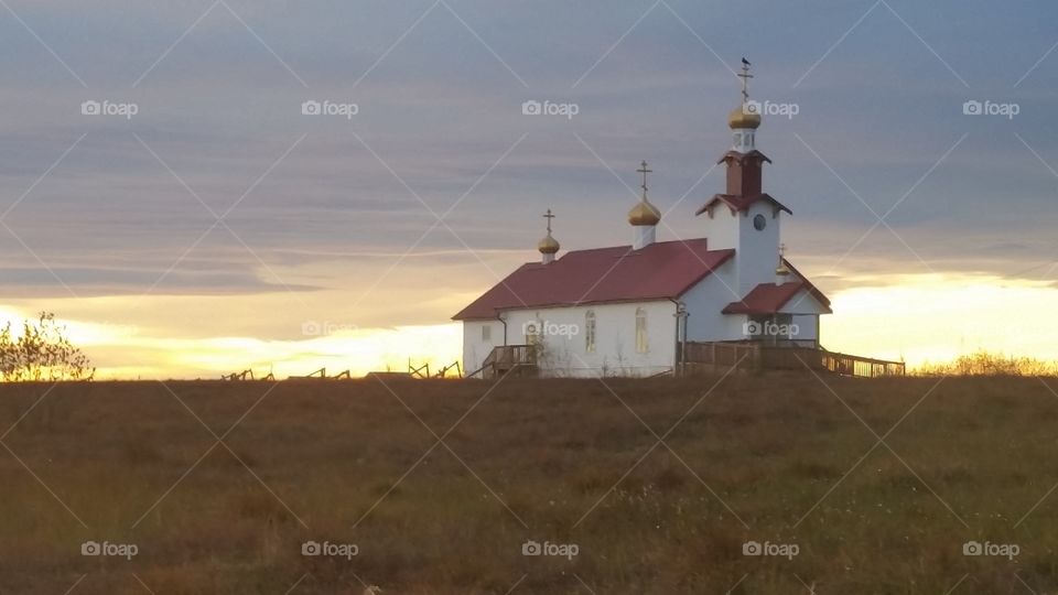 Russian Orthodox church in Bethel Alaska