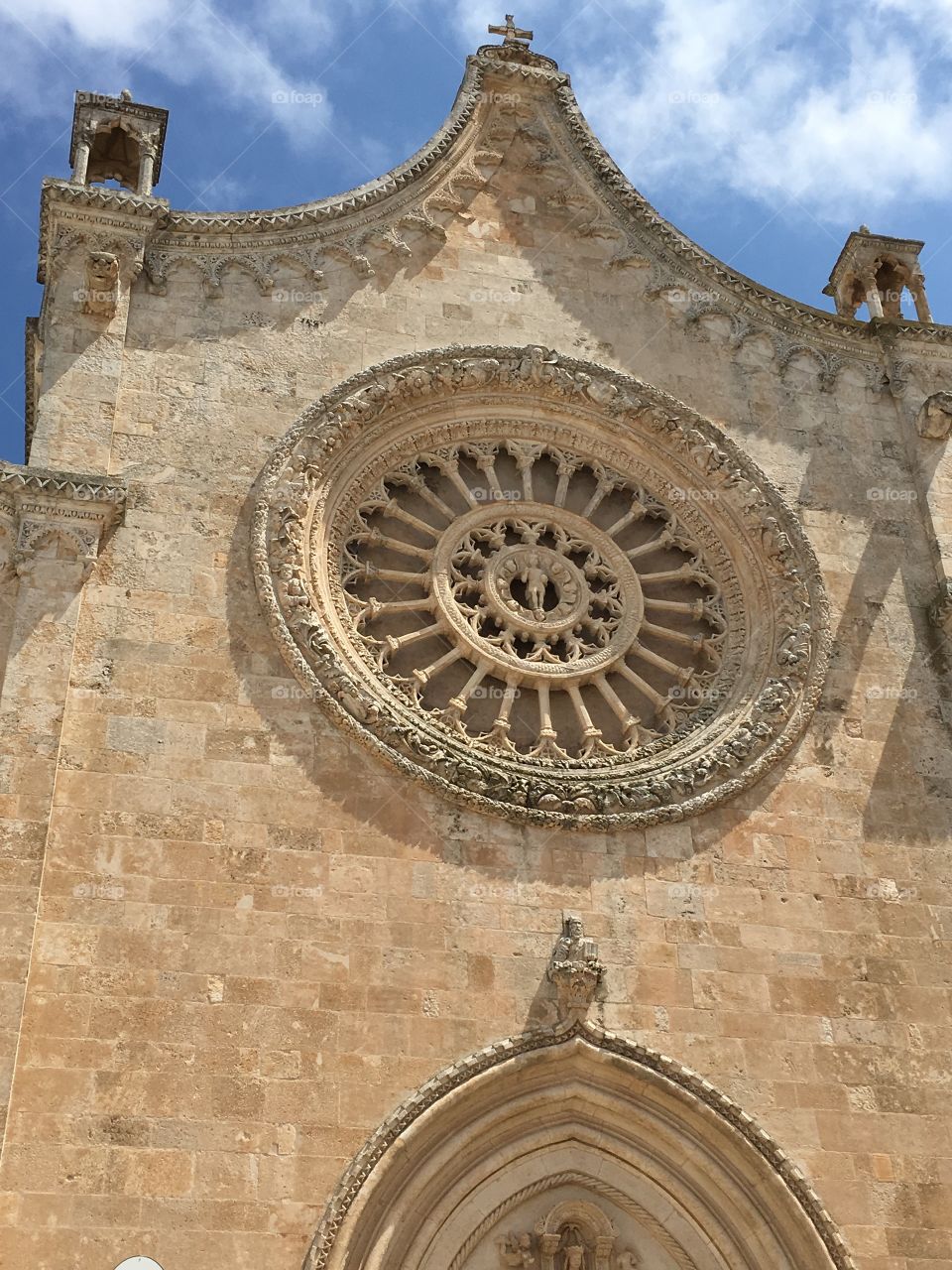 Partial view over the Ostuni's Cathedral, Puglia, Italy