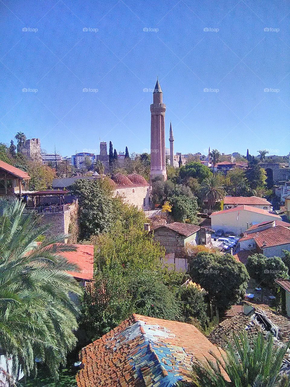 Old town in Antalya.