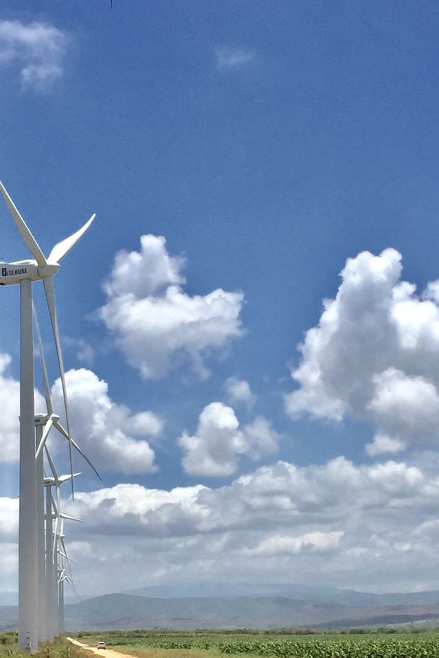 Wind power Dominican Republic, impressive. 