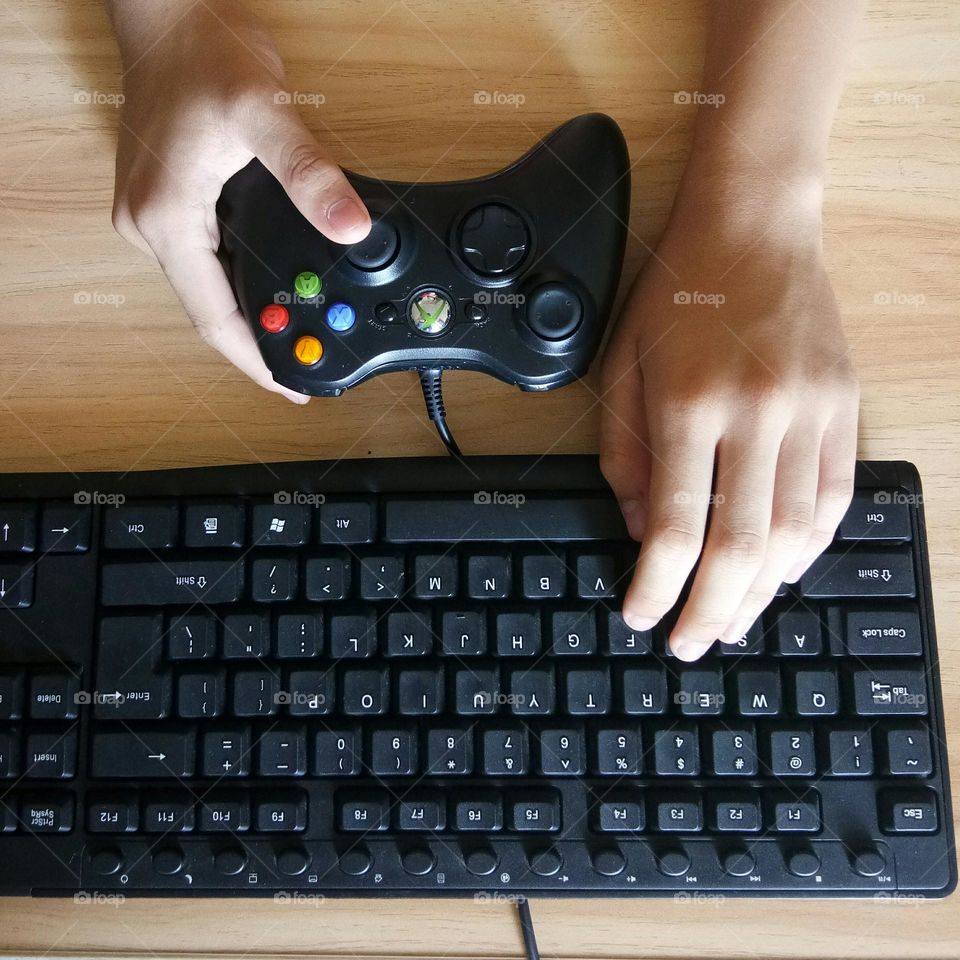 Gaming Series : people playing video games