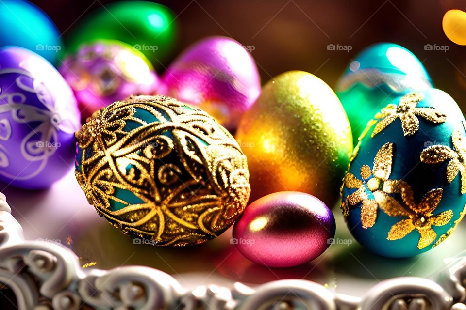 Easter, Easter feast, Easter eggs, colored eggs, Spring, Egg