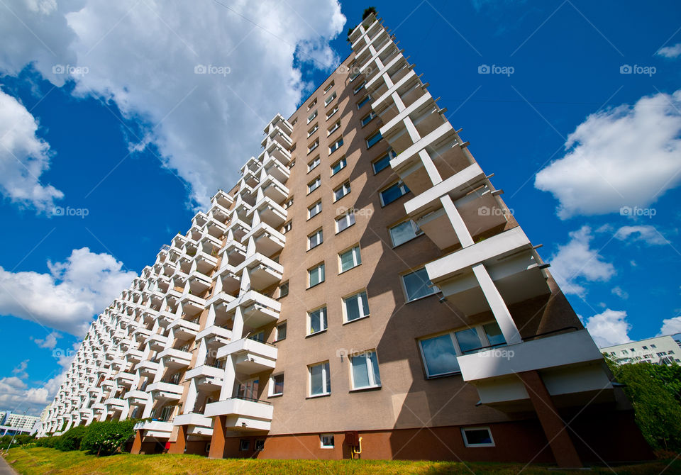 sky clouds buildings house by bratmarx