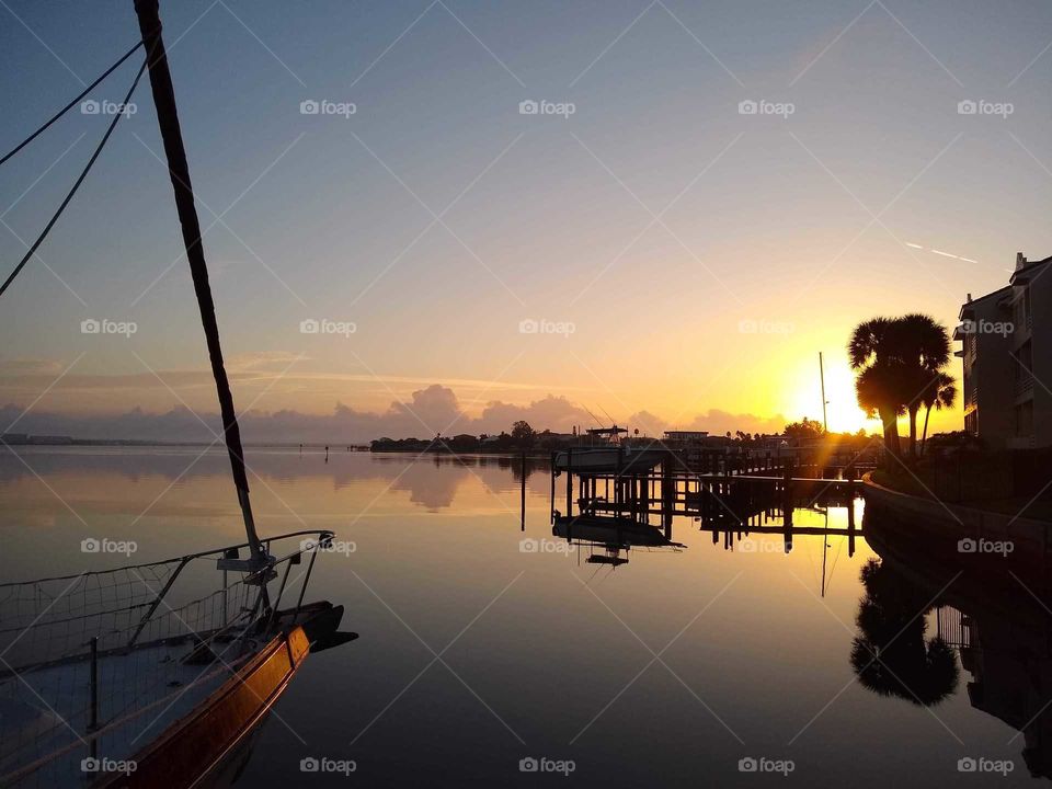 Sunrise on Boca Ciega Bay