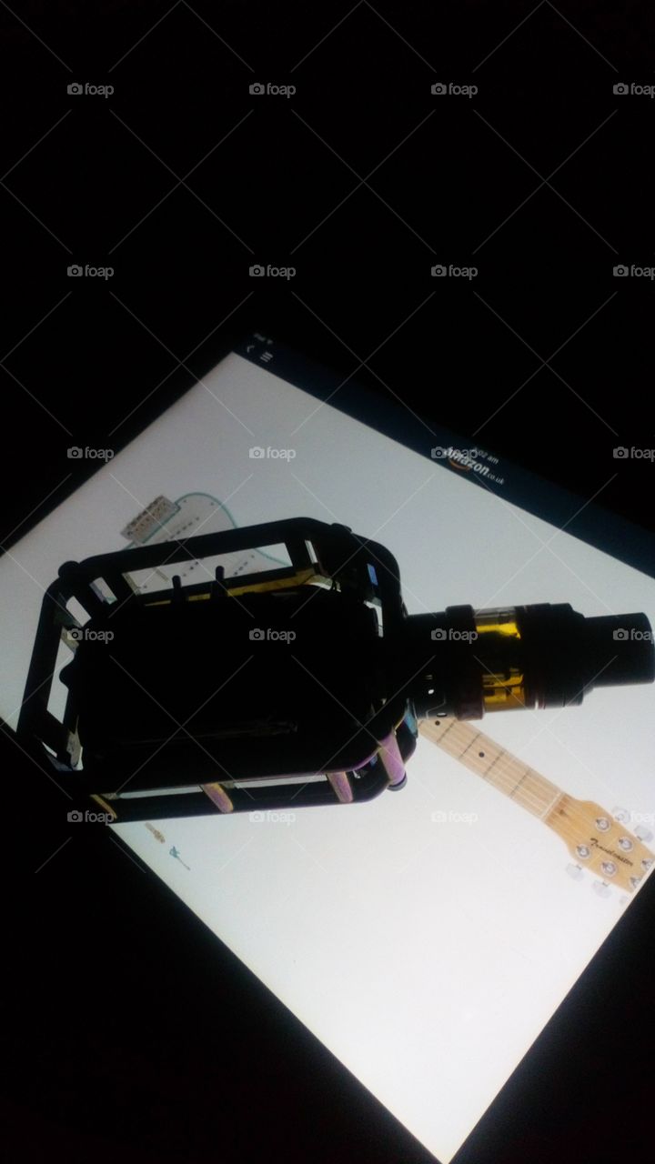 One of my vapes on my iPad