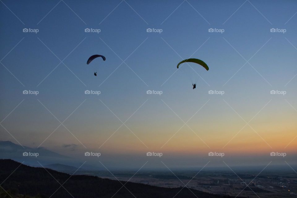 Sky-eye paragliding