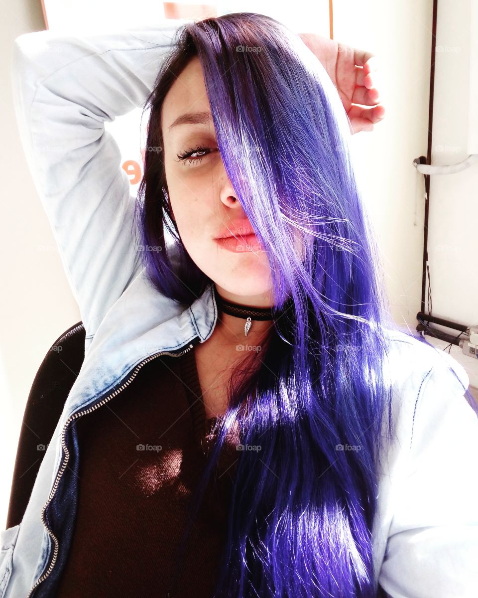 Woman sitting on chair