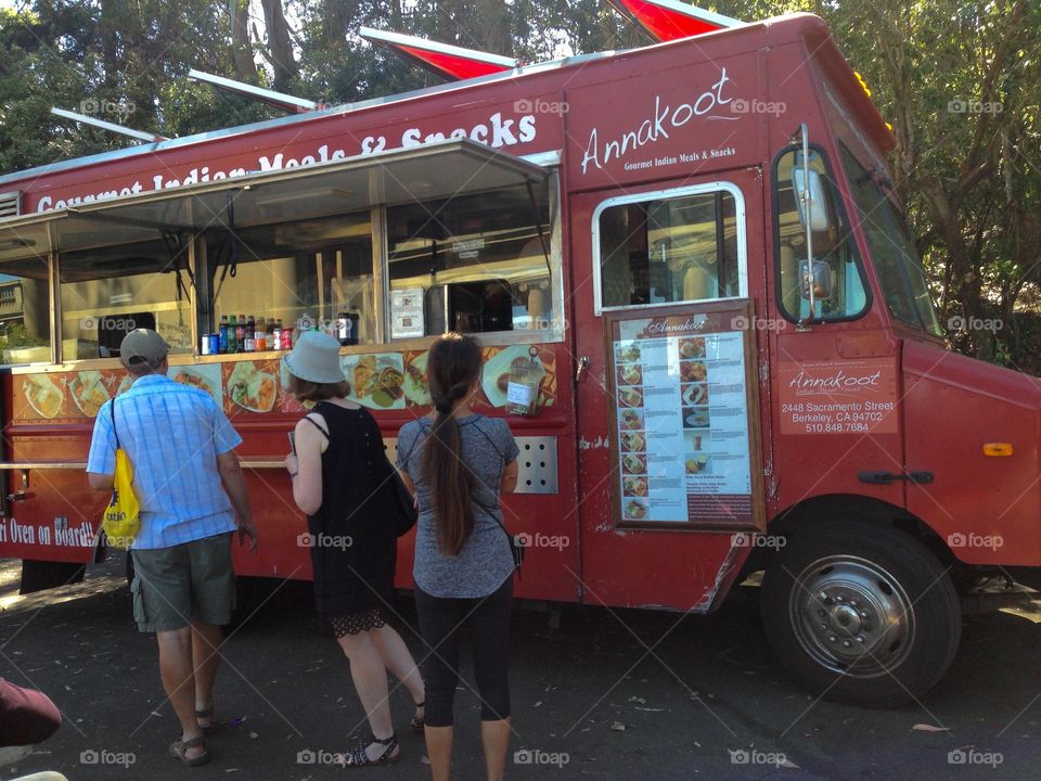 San Francisco Food truck, Golden Gate Park 