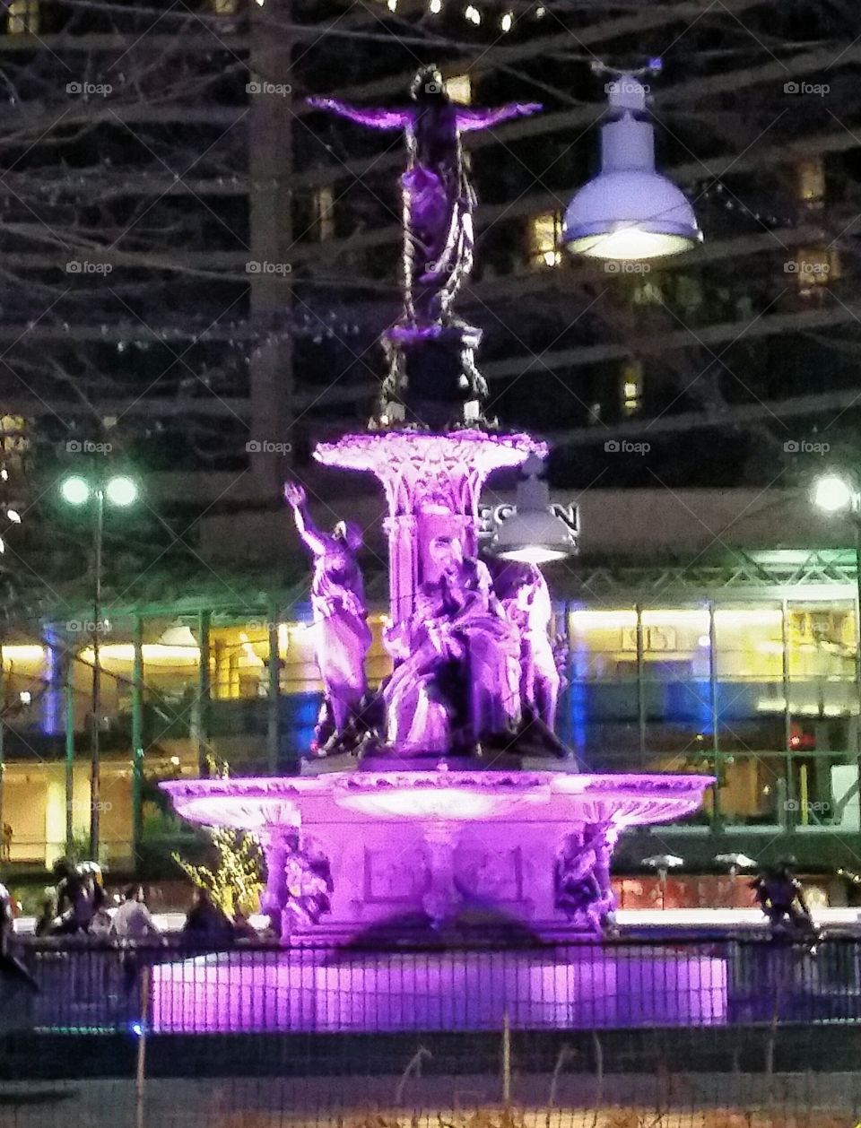 Purple Fountain