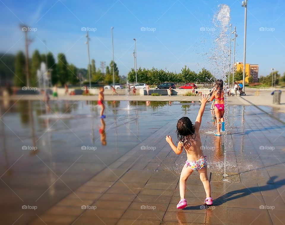 Water splash park