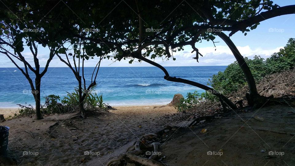 hidden beach