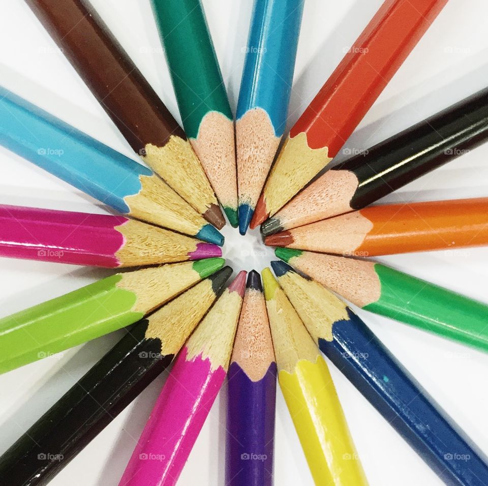 Colorful pencils 