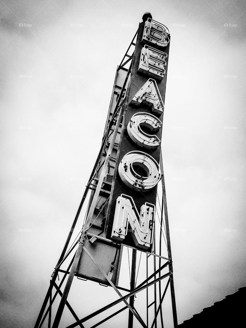 Beacon Radio Tower. Iron and steel broadcasting near and far. 