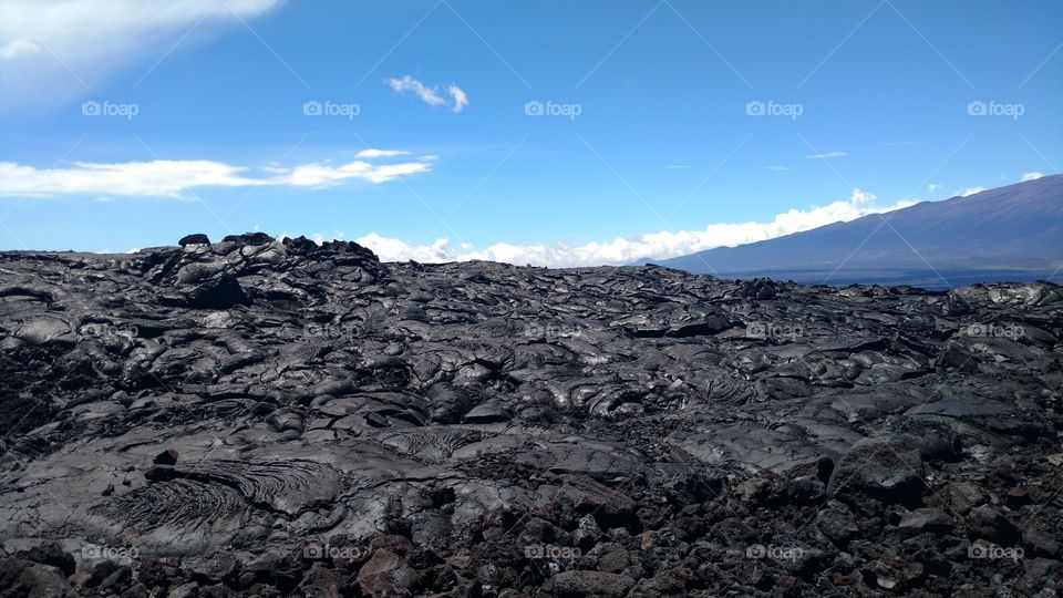 Mauna Loa Lava formation, Hawaii