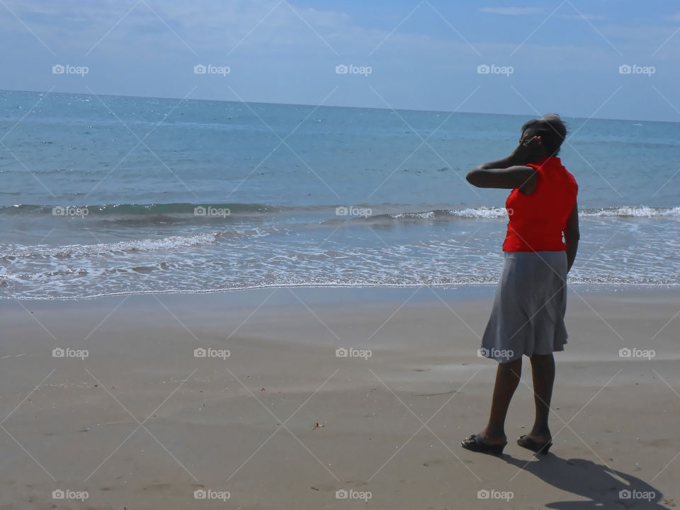 Isolated At The Beach