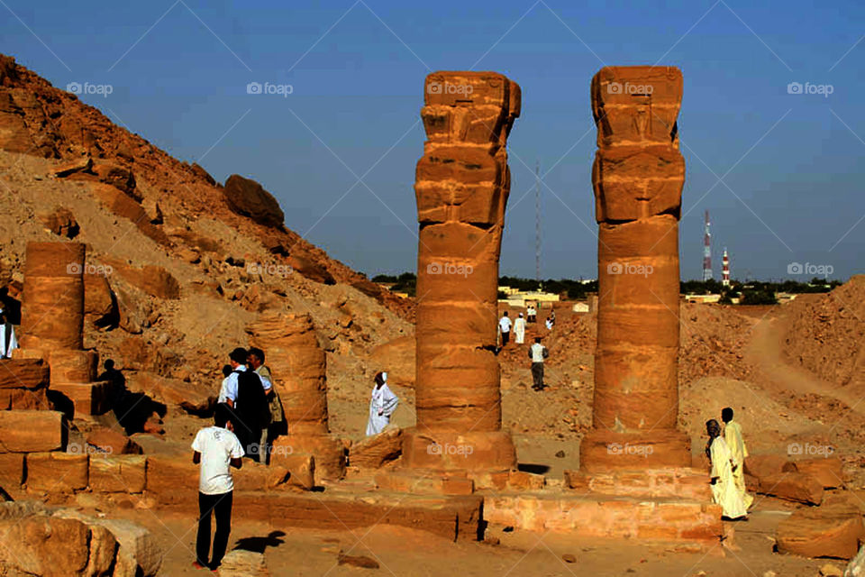 Pyramids of Jebel Barkal in Sudan