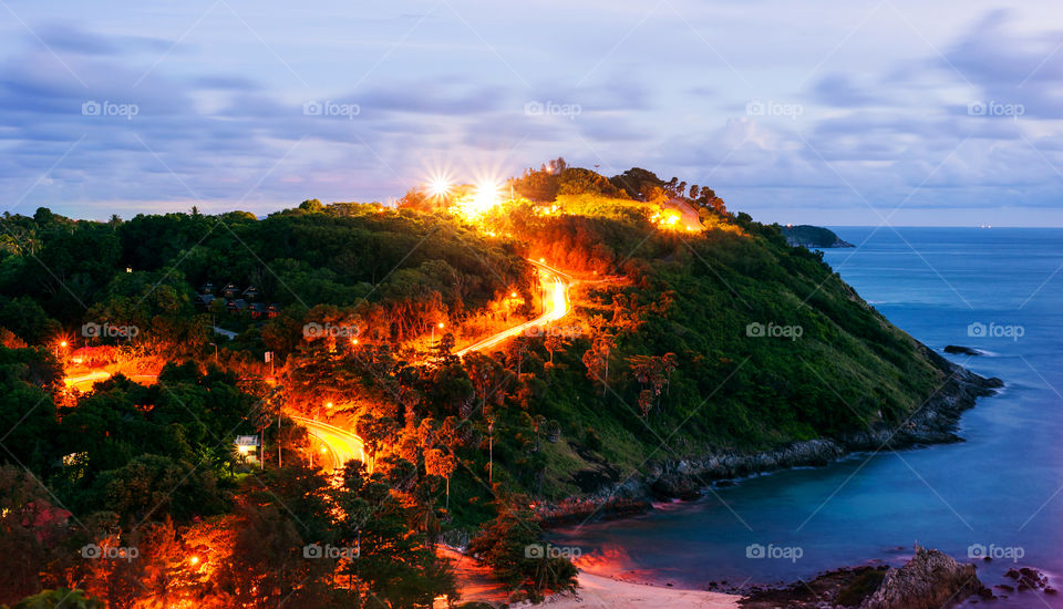 High dynamic range. High dynamic range, Phuket view point Thailand, Beautiful nature
