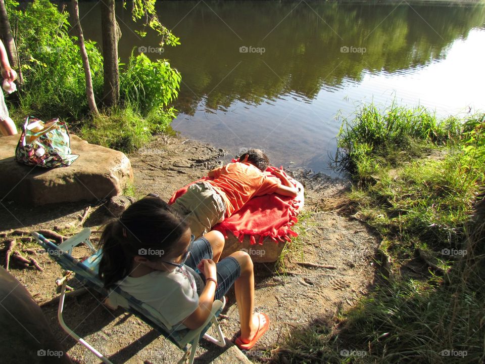 Three rocks. hanging with the family 