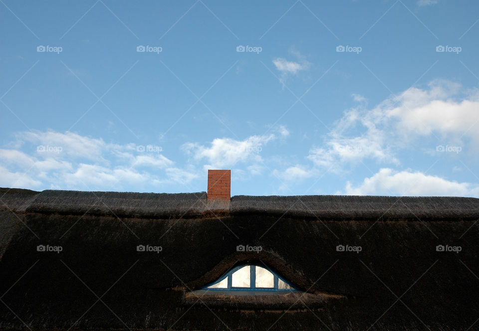 sky italy blue window by shotmaker