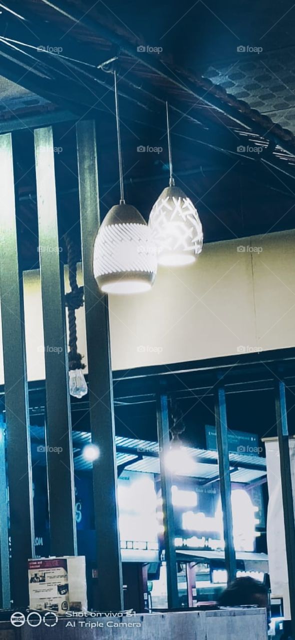 beautiful hanging light