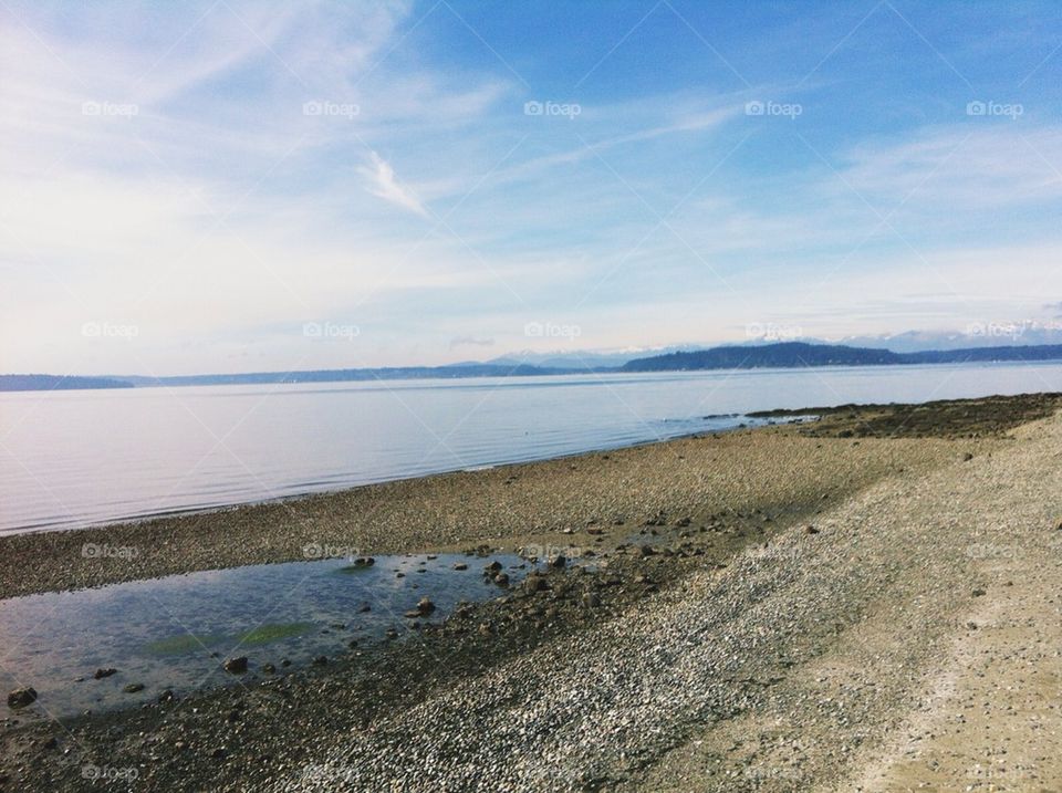 Alki Beach in West Seattle