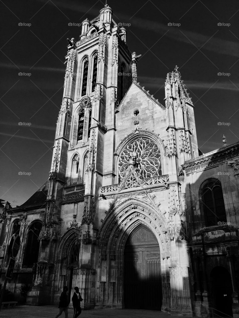 Church facade France 