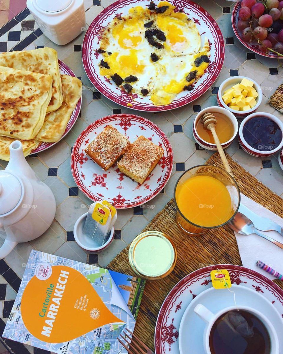 Moroccan breakfast