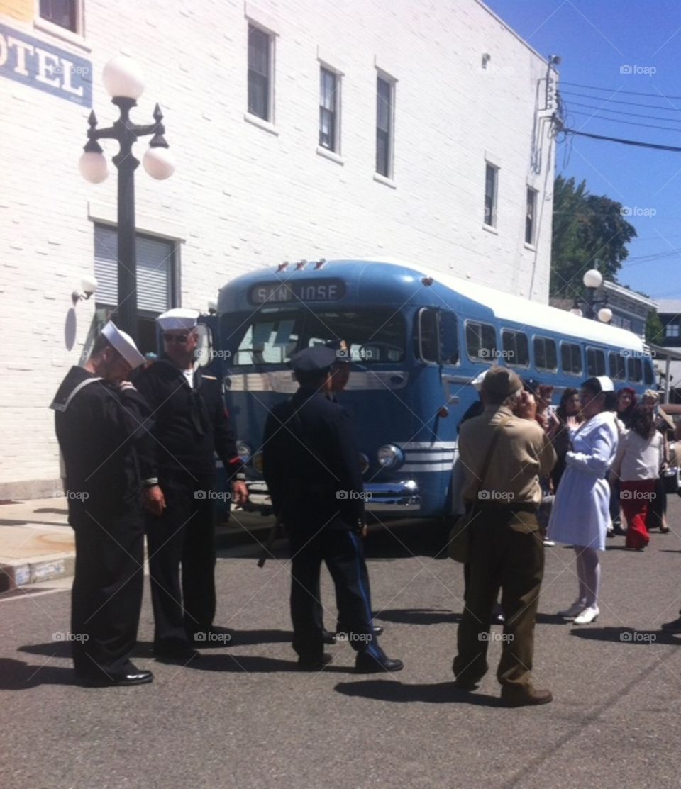 History reenactment in San Jose, California