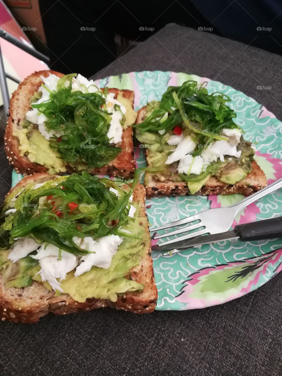 Avocado in toast done my way