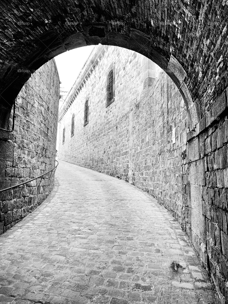 Street, Architecture, Wall, Monochrome, No Person