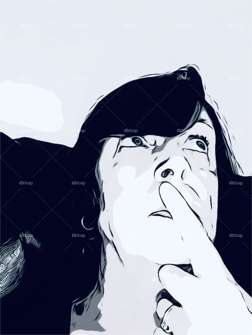 In deep thought 💭