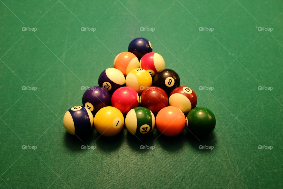 Billiard balls