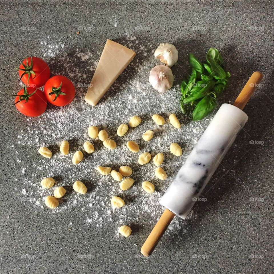 Making gnocchi