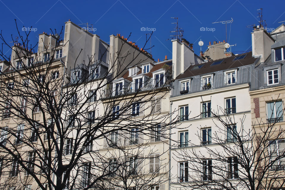building facades in paris france
