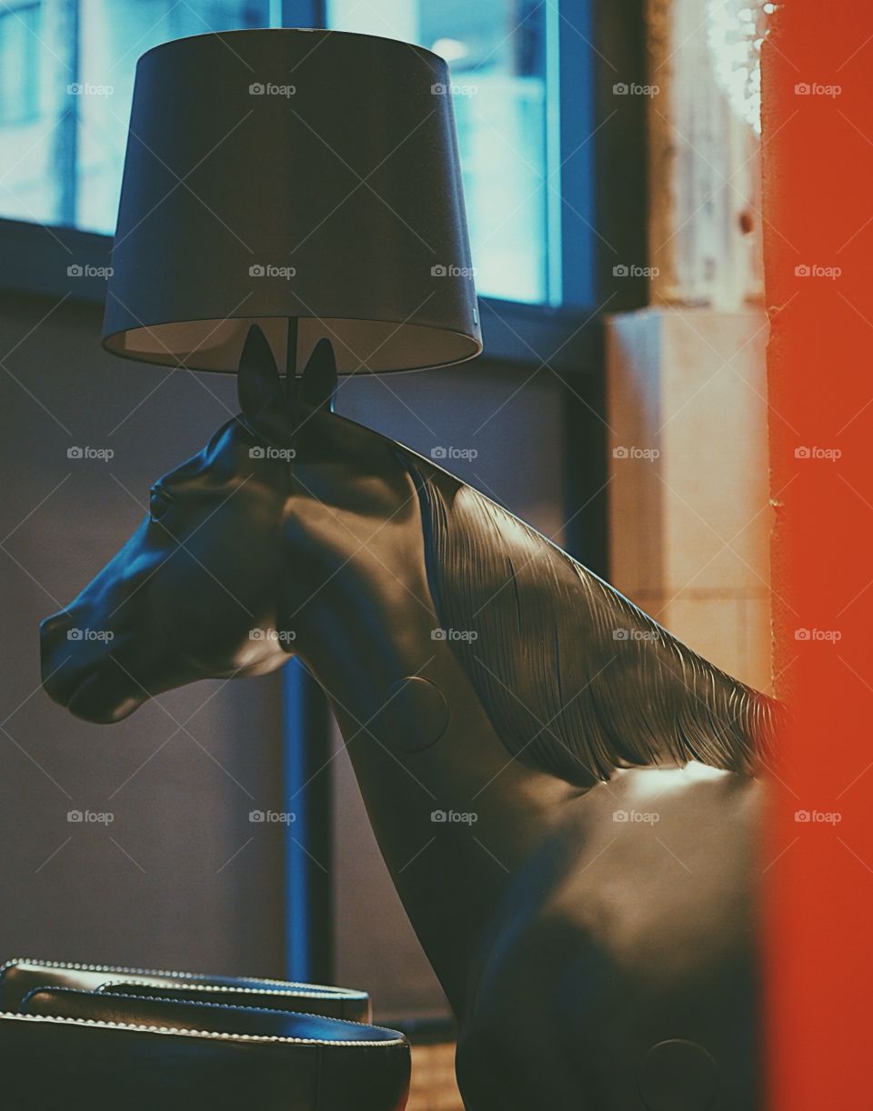 Horse lamp 😆