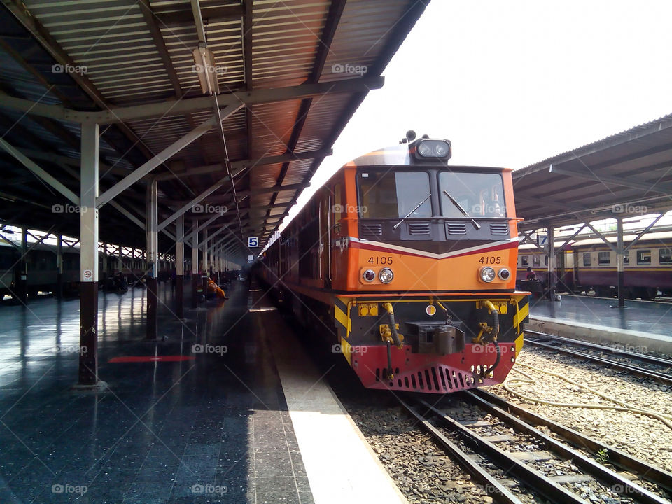 train. train in thailand