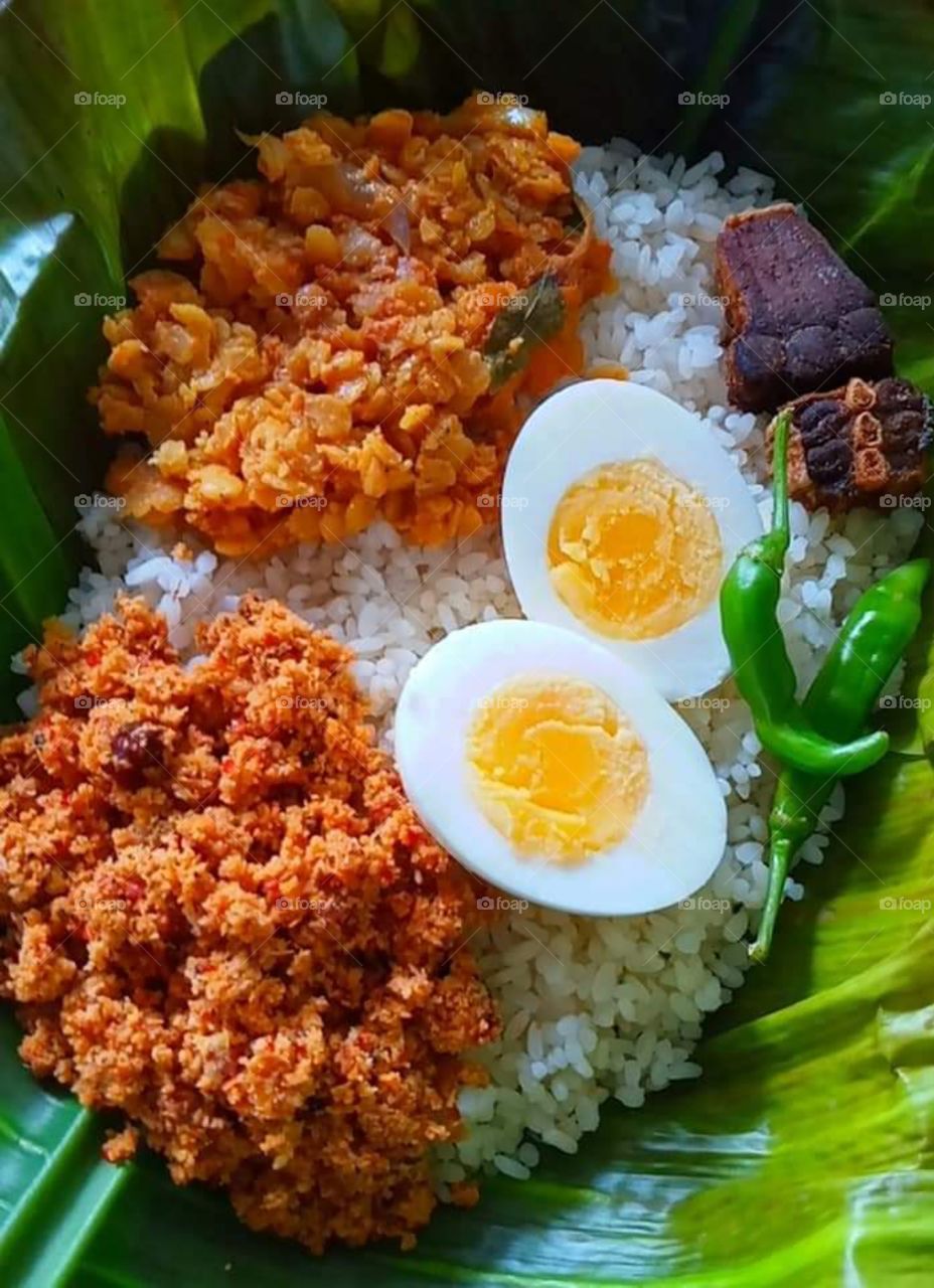 A simply delicious my rice and curry combo today .