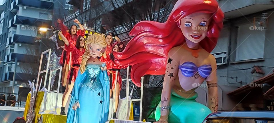 carroza de la sirenita