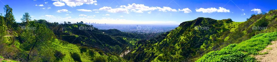 View from the Hollywood Hills 2017 