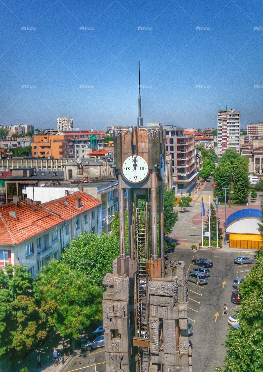 clock. city
