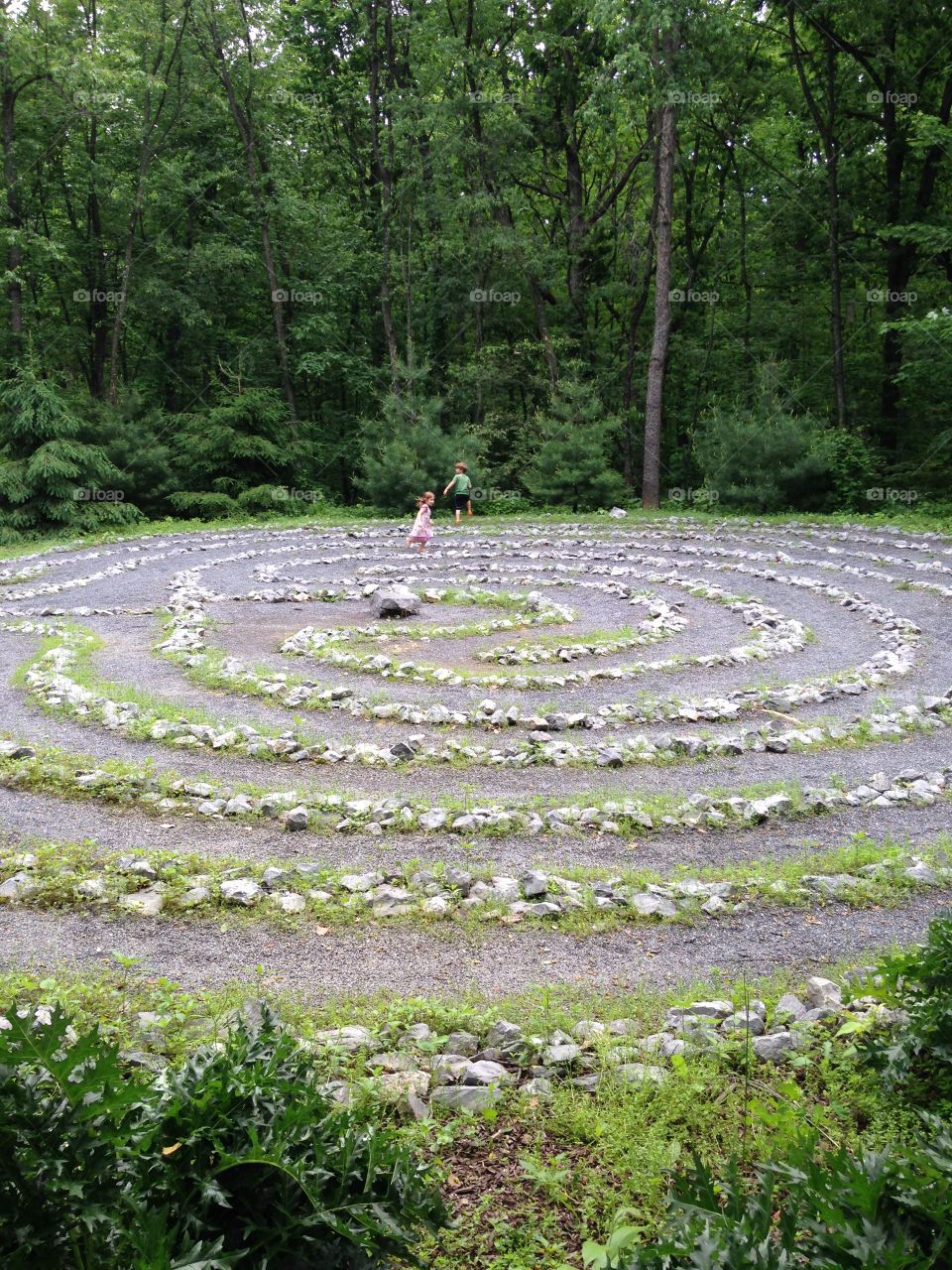 Labyrinth . Running a labyrinth 
