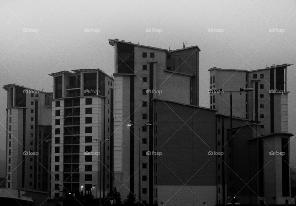 Apartments outside the Sage, Gateshead