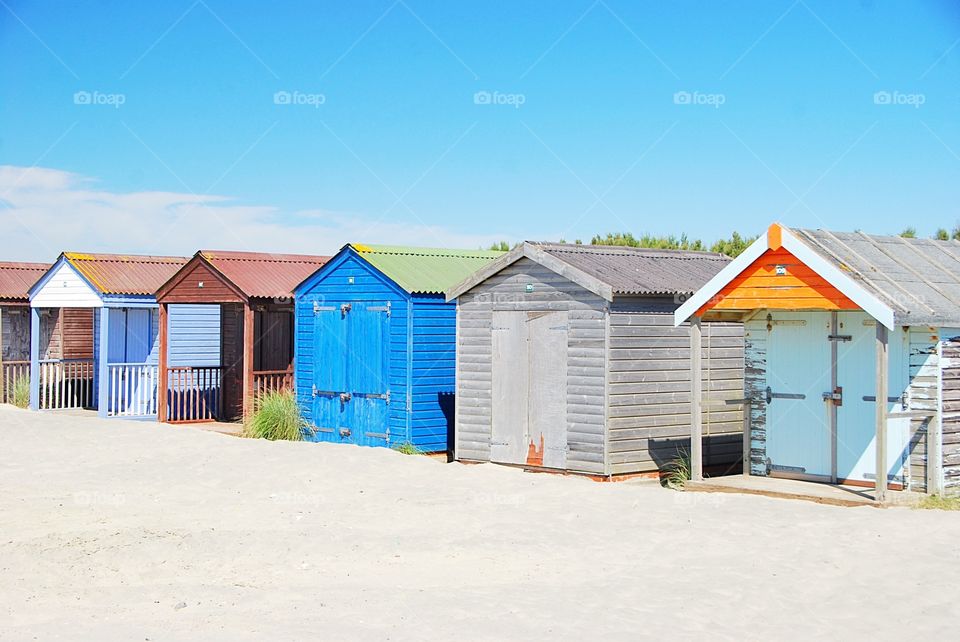 Beach huts littlehampton 