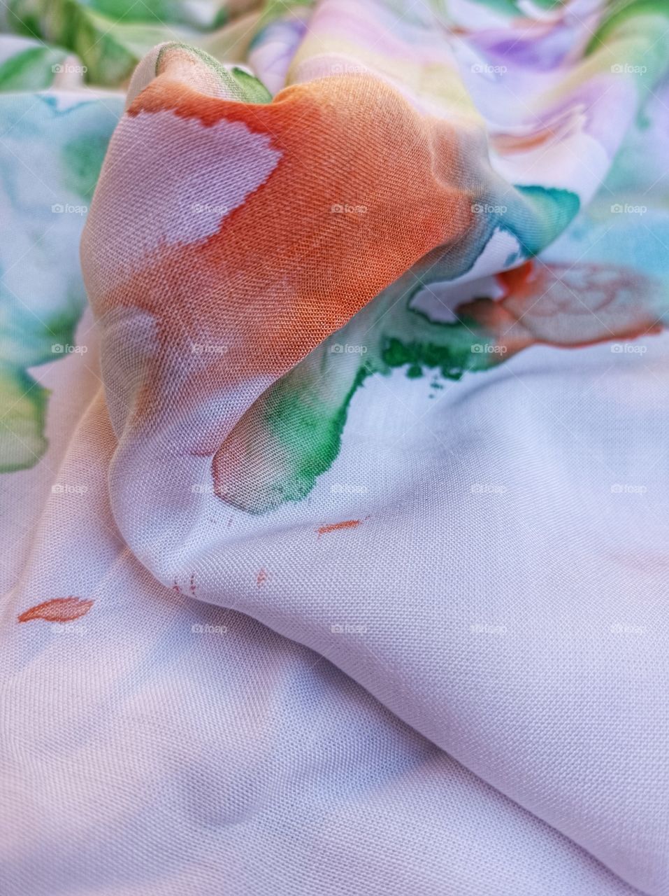 watercolor fabric