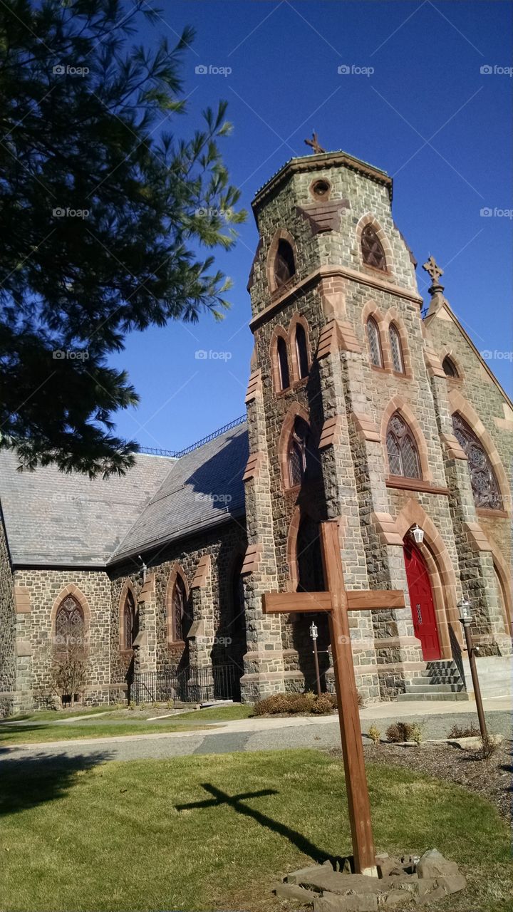 let them pray!. I took this'd pic of a really beautiful church in Dover, New Jersey