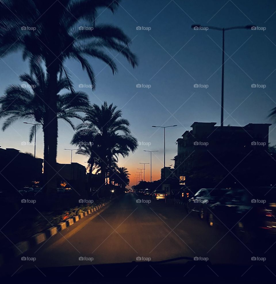 Sunset road