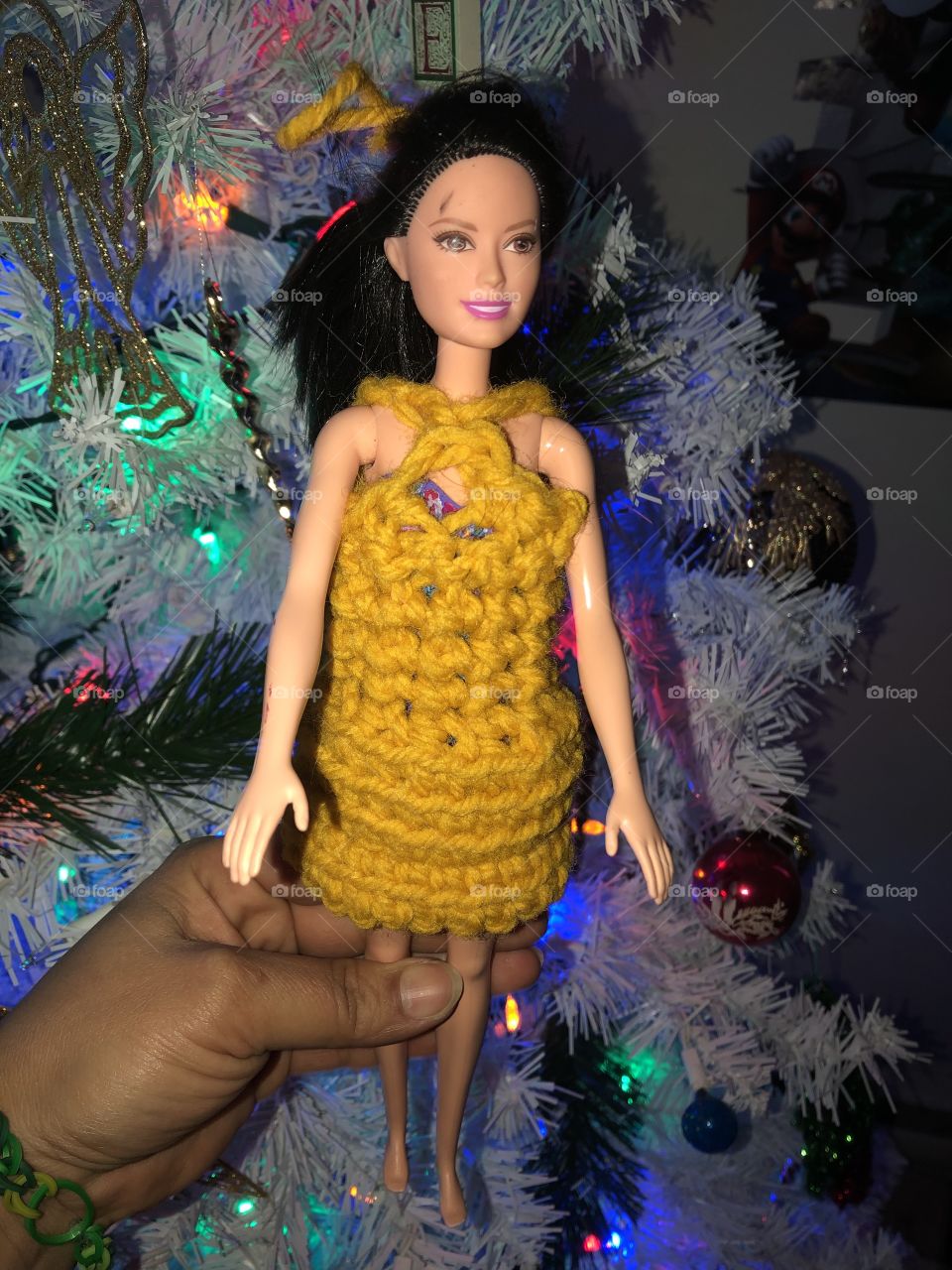 Barbie dress crocheted by #ivondabomb 